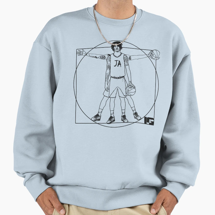 Ja Morant Vitruvian Sweatshirt - Streetwear Style for Adults - T-Shirt, Sweatshirt, Hoodie