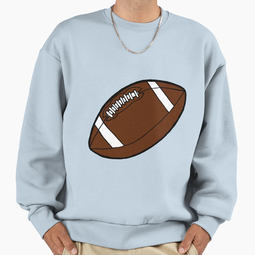 Football Sweatshirt - Custom Art Print Men Women - T-Shirt, Sweatshirt, Hoodie