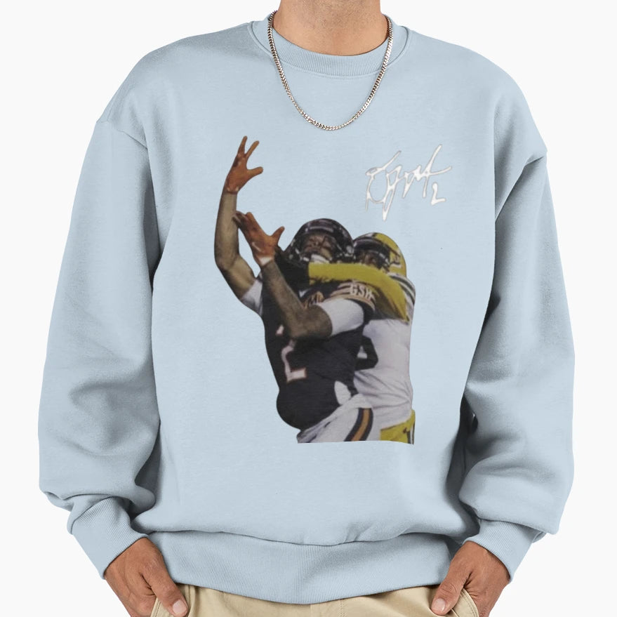 Dj Moore Chicago Bears Head Tap Sweatshirt - Aesthetic Graphic for Adults - T-Shirt, Sweatshirt, Hoodie