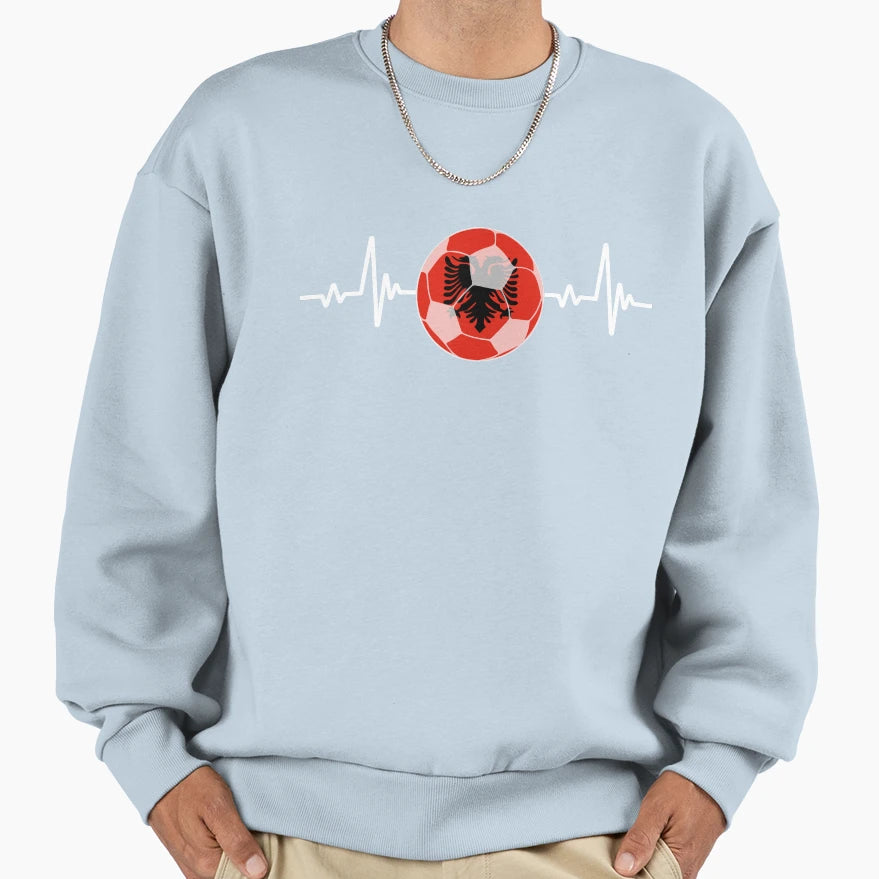 Football Albania Sweatshirt - Casual Everyday Wear Men Women - T-Shirt, Sweatshirt, Hoodie