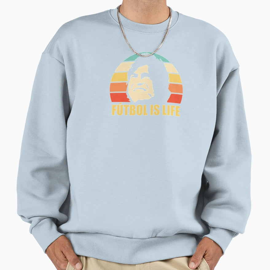 Futbol Is Life Rainbow Sweatshirt - Novelty Apparel Men Women - T-Shirt, Sweatshirt, Hoodie