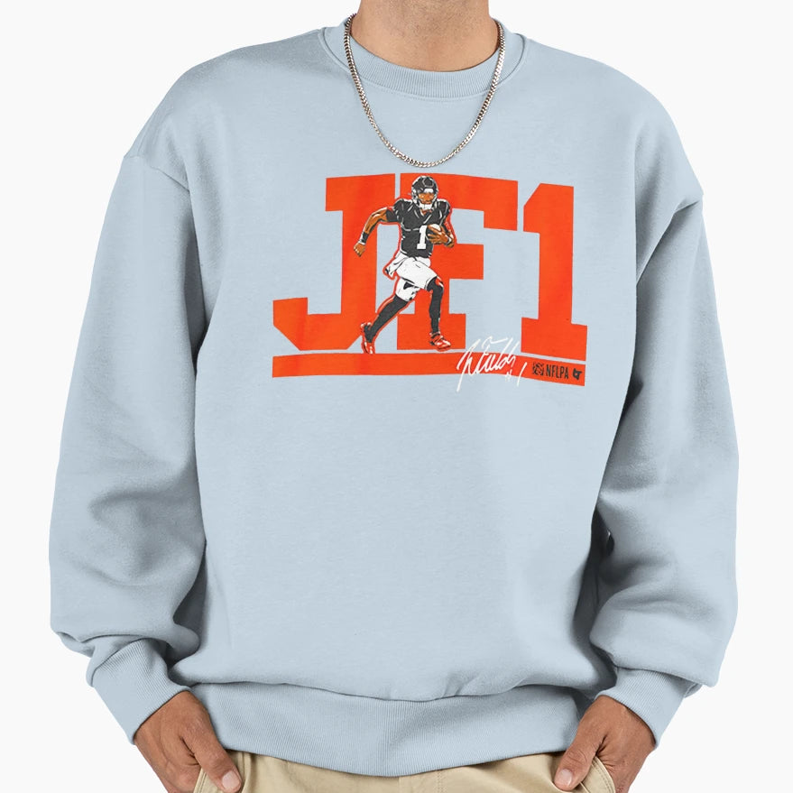 Justin Fields Jf1 Sweatshirt - Aesthetic Graphic Men Women - T-Shirt, Sweatshirt, Hoodie