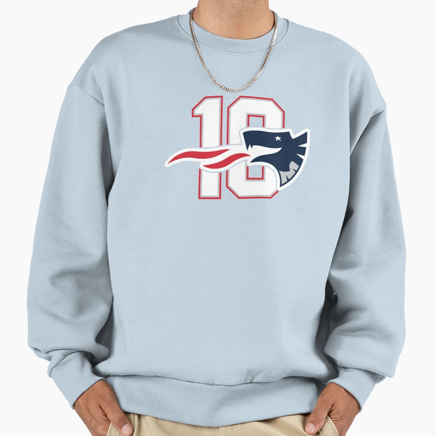 Ye New English Drake Numerals Sweatshirt - Minimalist Print for Adults - T-Shirt, Sweatshirt, Hoodie