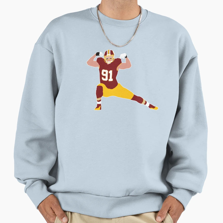 Ryan Kerrigan Rock Tees Tees Sweatshirt - Fun Novelty Design for Adults - T-Shirt, Sweatshirt, Hoodie