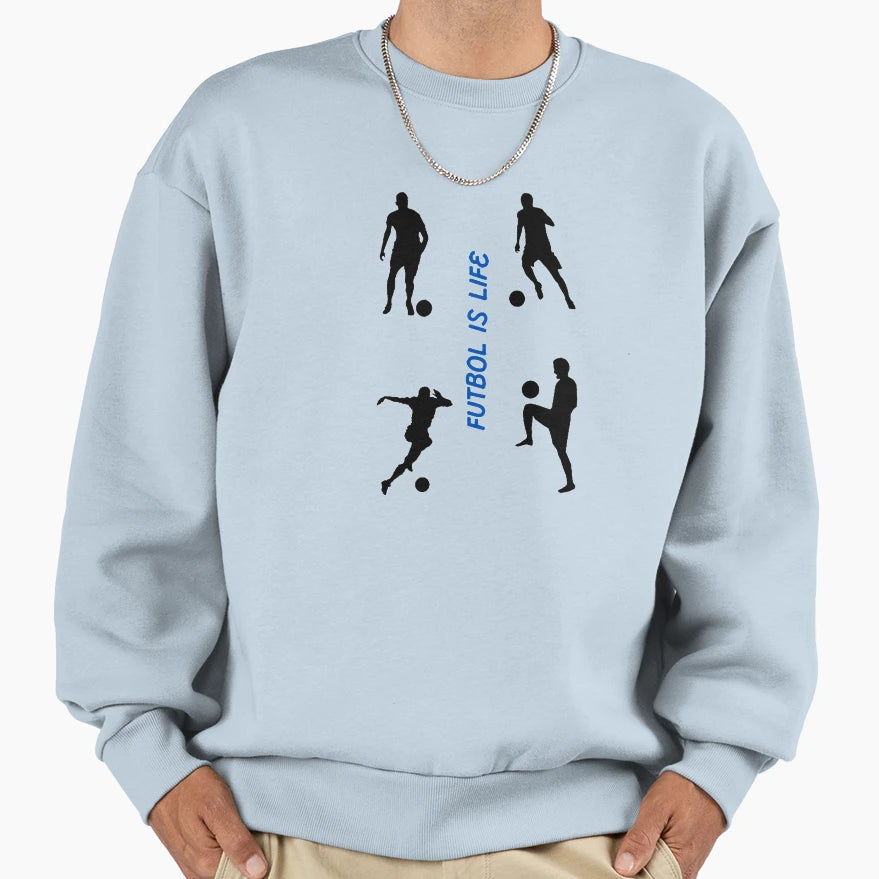 Futbol Is Life Pack Sweatshirt - Unique Graphic for Adults - T-Shirt, Sweatshirt, Hoodie
