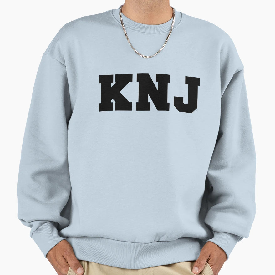 Knj Kian And Jc Logo Sweatshirt - Casual Everyday Wear Unisex - T-Shirt, Sweatshirt, Hoodie