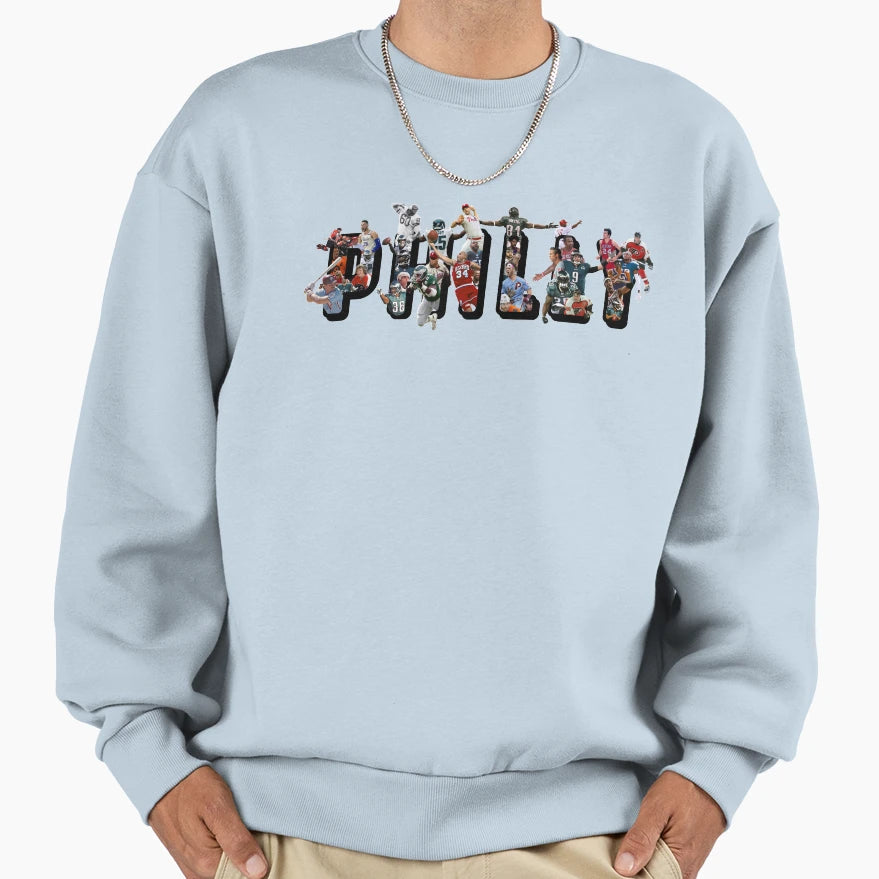 Philadelphia Legends Sweatshirt - Minimalist Print Men Women - T-Shirt, Sweatshirt, Hoodie