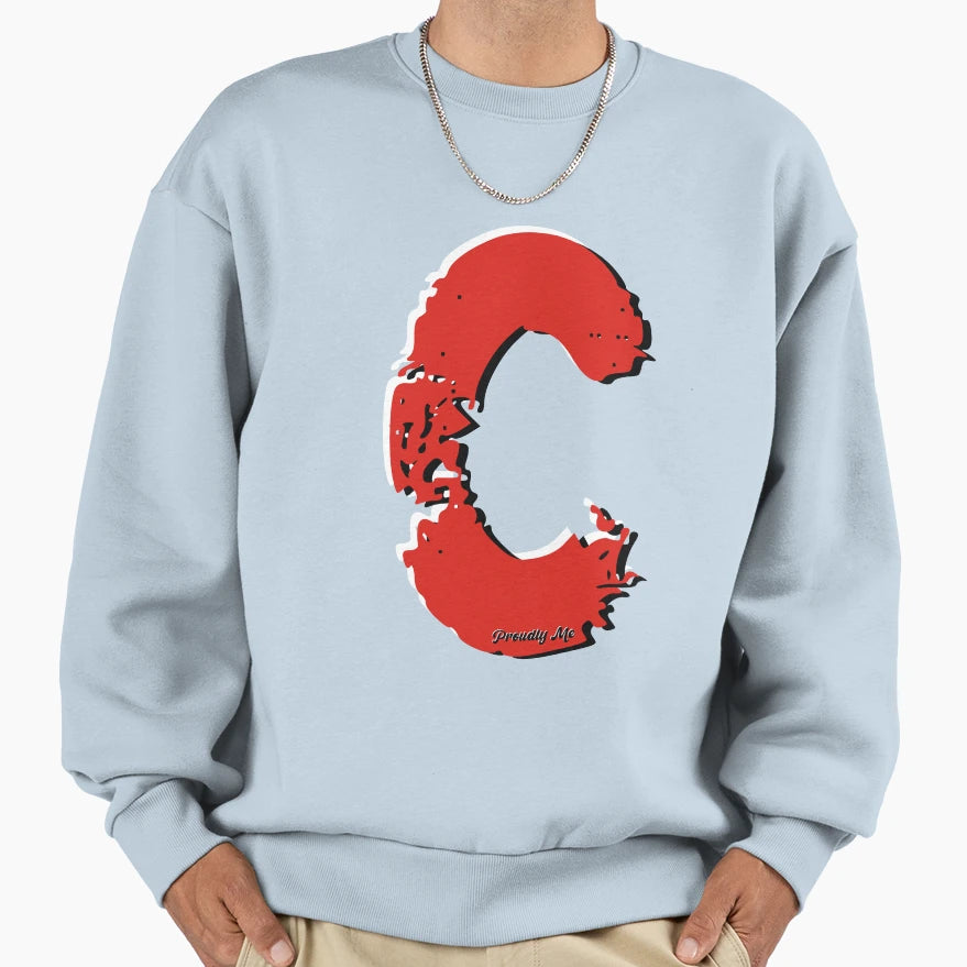 Initials C Sweatshirt - Streetwear Style Men Women - T-Shirt, Sweatshirt, Hoodie