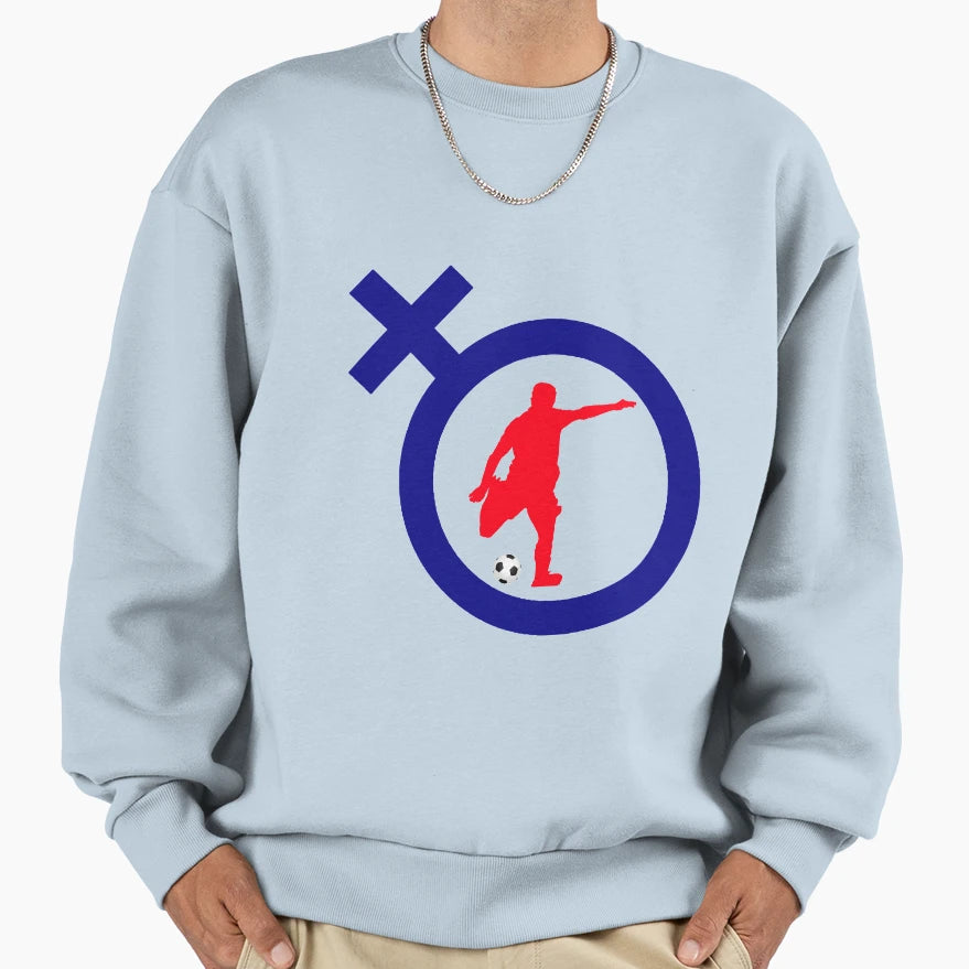 Male Soccer Player Sweatshirt - Streetwear Style Men Women - T-Shirt, Sweatshirt, Hoodie