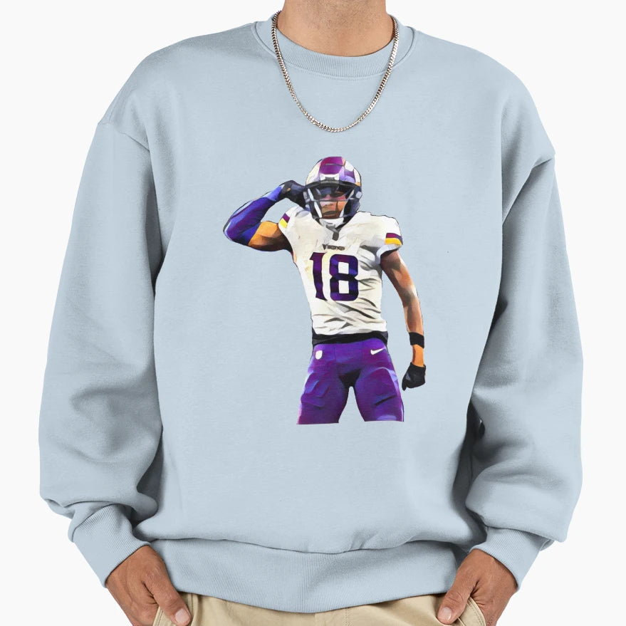 JJ 18 Flex Sweatshirt - Fun Novelty Design for Adults - T-Shirt, Sweatshirt, Hoodie