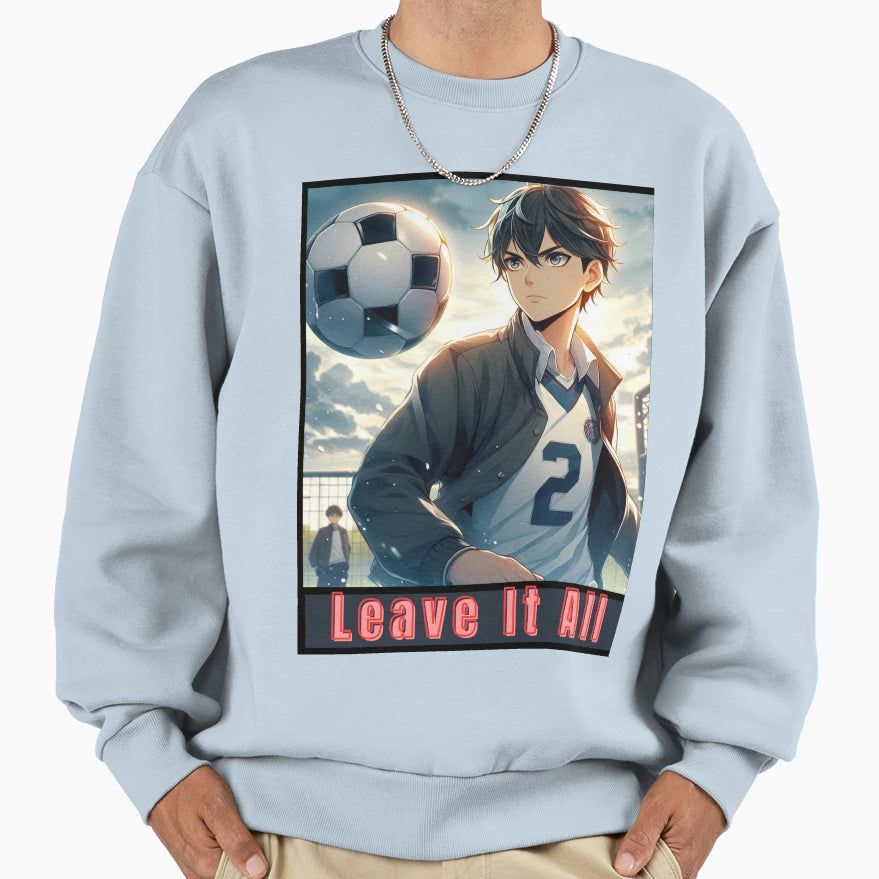 Dynamic Football Phenom Sweatshirt - Trendy Graphic Unisex - T-Shirt, Sweatshirt, Hoodie