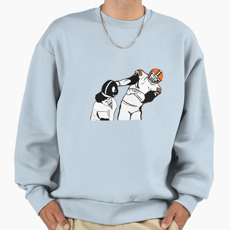 Helmet Hit Heard Around World Sweatshirt - Casual Everyday Wear for Adults - T-Shirt, Sweatshirt, Hoodie
