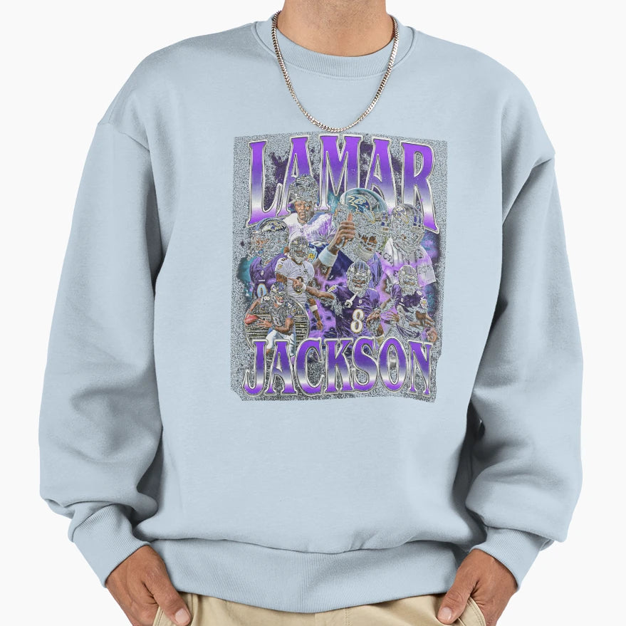 Lamar Bootleg Sweatshirt - Graphic Print Unisex - T-Shirt, Sweatshirt, Hoodie