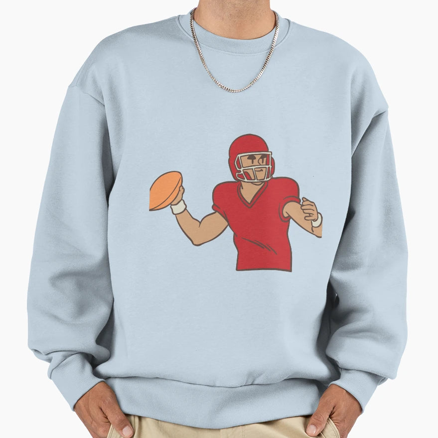 American Football Jerseys Stock Sweatshirt - Novelty Apparel for Adults - T-Shirt, Sweatshirt, Hoodie