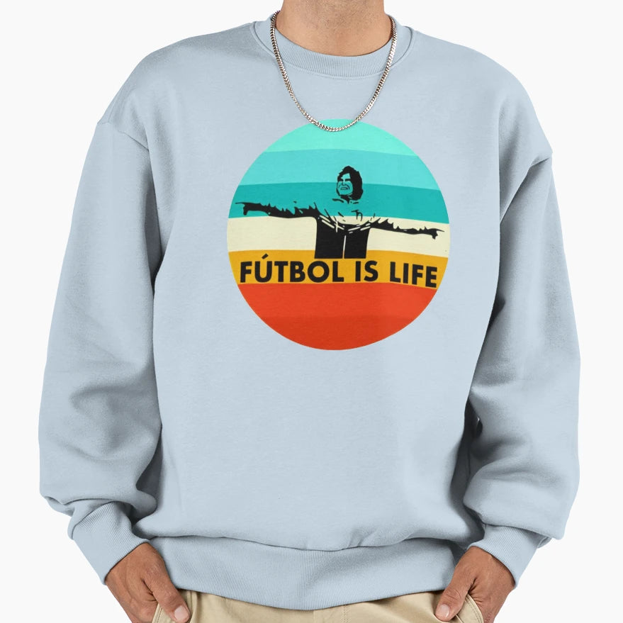 Futbol Is Life Sweatshirt - Custom Art Print for Adults - T-Shirt, Sweatshirt, Hoodie