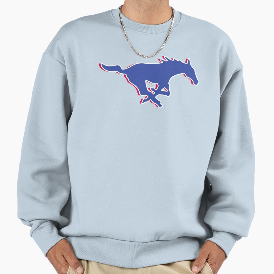 Smu 3D Mustang Sweatshirt - Streetwear Style Unisex - T-Shirt, Sweatshirt, Hoodie