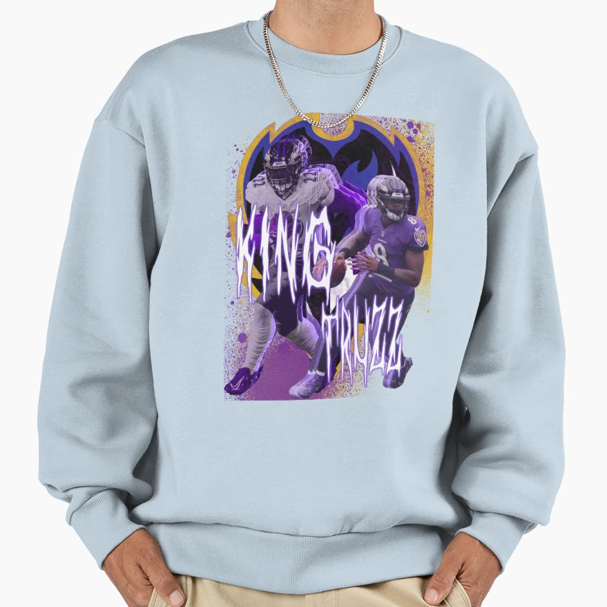 Raven Flock Sweatshirt - Graphic Print Men Women - T-Shirt, Sweatshirt, Hoodie