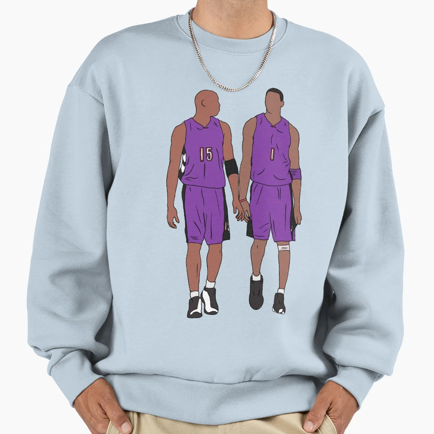 Vince Carter And Tracy Mcgrady Sweatshirt - Graphic Print for Adults - T-Shirt, Sweatshirt, Hoodie