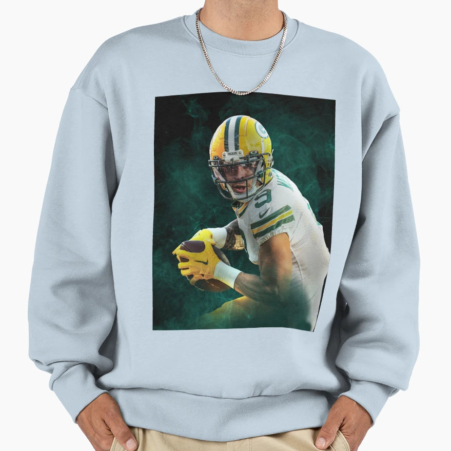Christian Watson Green Bay Sports Art Sweatshirt - Aesthetic Graphic Unisex - T-Shirt, Sweatshirt, Hoodie