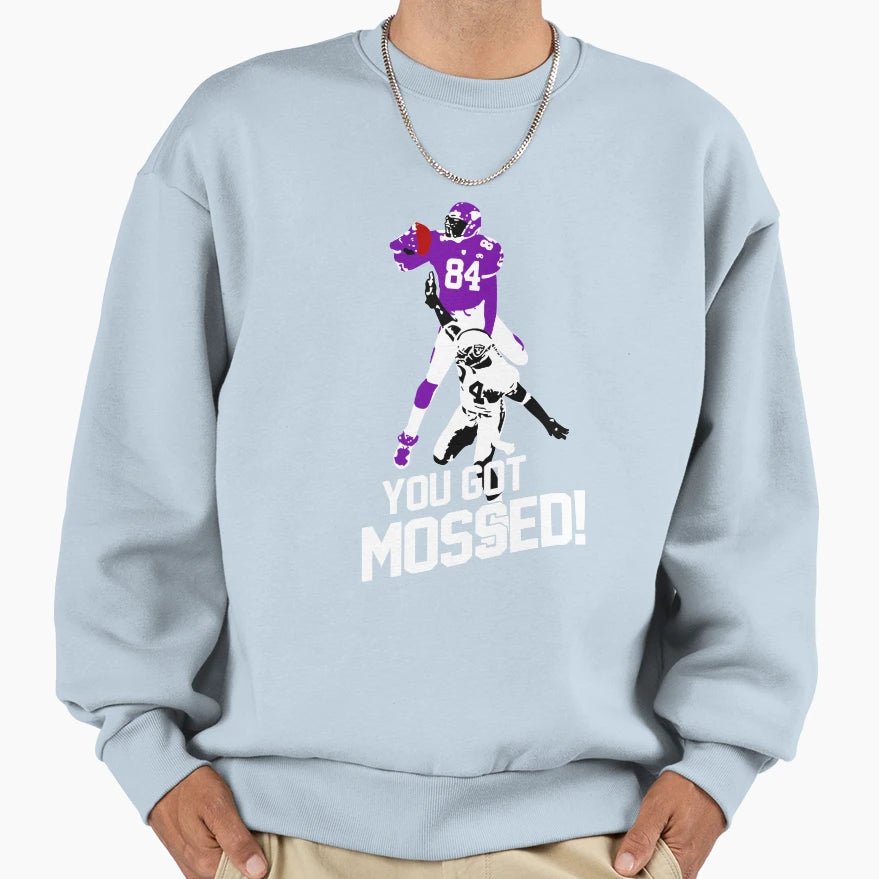 Randy Moss Over Charles Woodson You Got Sweatshirt - Graphic Print Unisex - T-Shirt, Sweatshirt, Hoodie