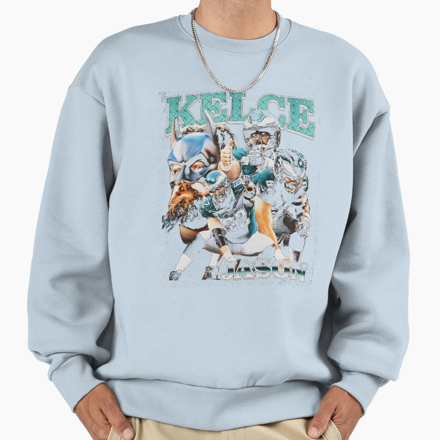 JK Collage Sweatshirt - Minimalist Print for Adults - T-Shirt, Sweatshirt, Hoodie