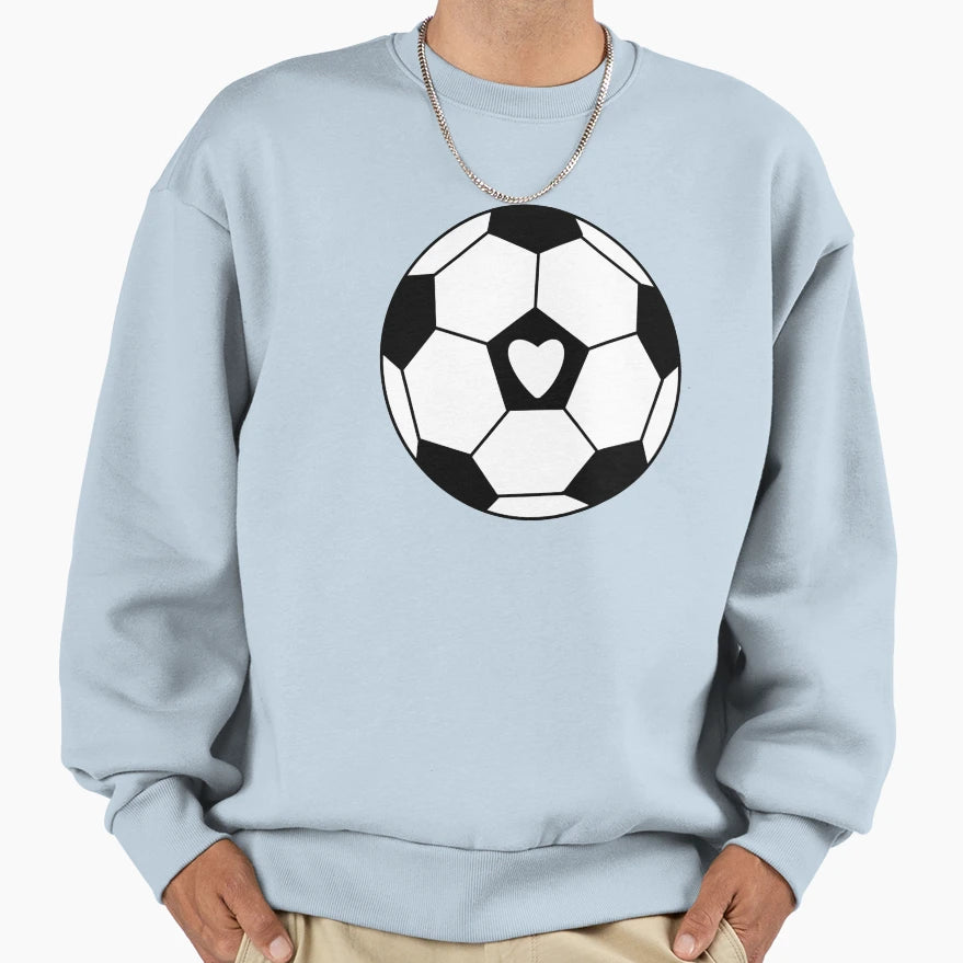 Soccer Love Sweatshirt - Aesthetic Graphic Unisex - T-Shirt, Sweatshirt, Hoodie