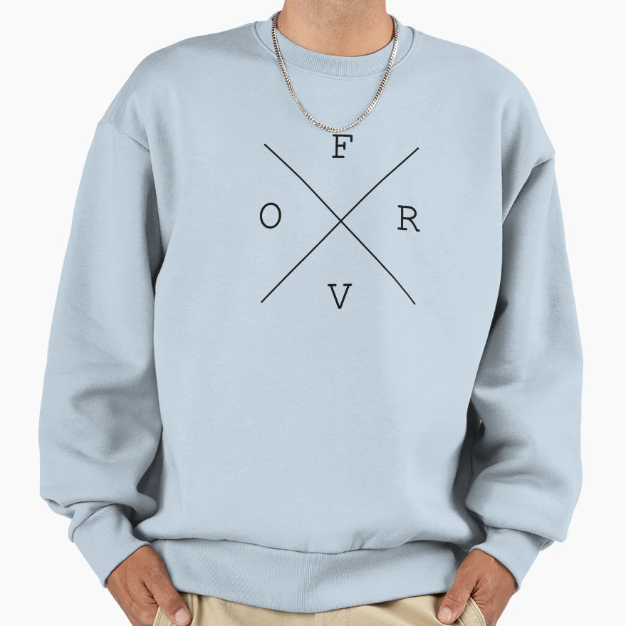 Simple Art Funny Old Sweatshirt - Custom Art Print for Adults - T-Shirt, Sweatshirt, Hoodie