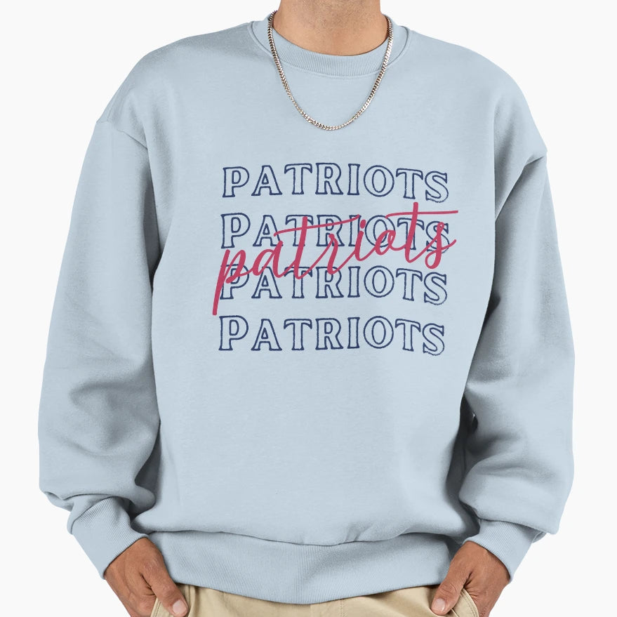 Patriots Sweatshirt - Trendy Graphic Unisex - T-Shirt, Sweatshirt, Hoodie