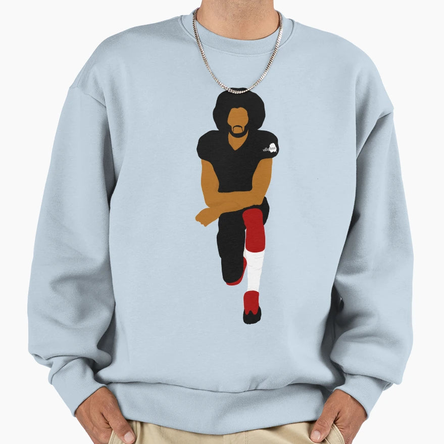 Knee Kaep Sweatshirt - Trendy Graphic Unisex - T-Shirt, Sweatshirt, Hoodie
