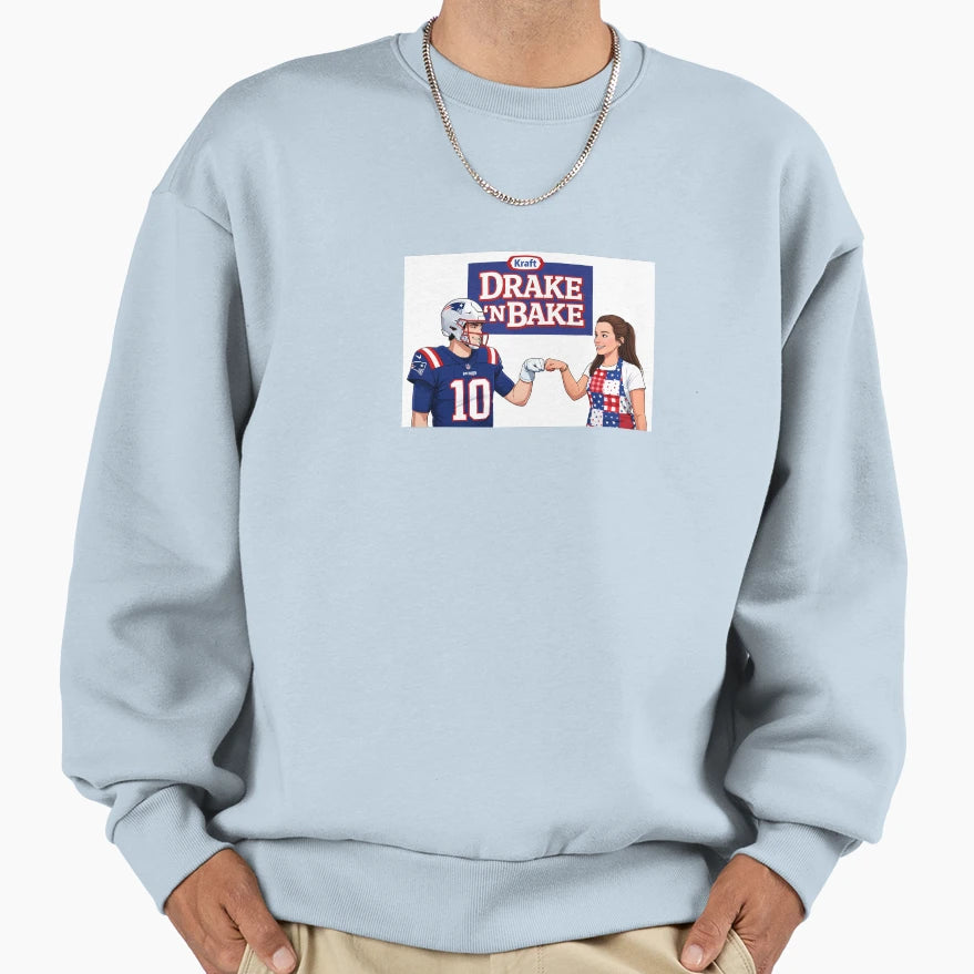 Drake And Anne Michael Maye Patriots Sweatshirt - Trendy Graphic Men Women - T-Shirt, Sweatshirt, Hoodie