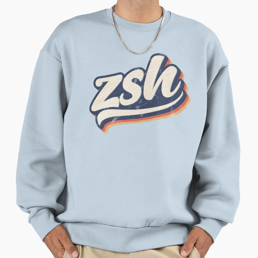 Zsh Worn Zshell Sweatshirt - Novelty Apparel Men Women - T-Shirt, Sweatshirt, Hoodie