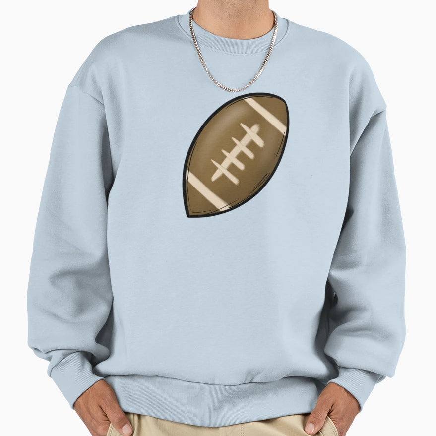 Football Sweatshirt - Fun Novelty Design Unisex - T-Shirt, Sweatshirt, Hoodie