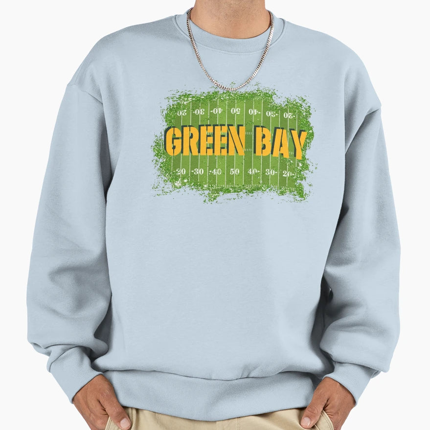 Green Bay Sweatshirt - Minimalist Print Unisex - T-Shirt, Sweatshirt, Hoodie
