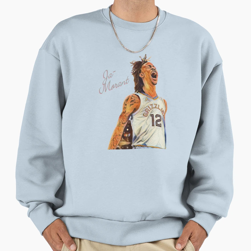 Ja Morant Sweatshirt - Unique Graphic Men Women - T-Shirt, Sweatshirt, Hoodie