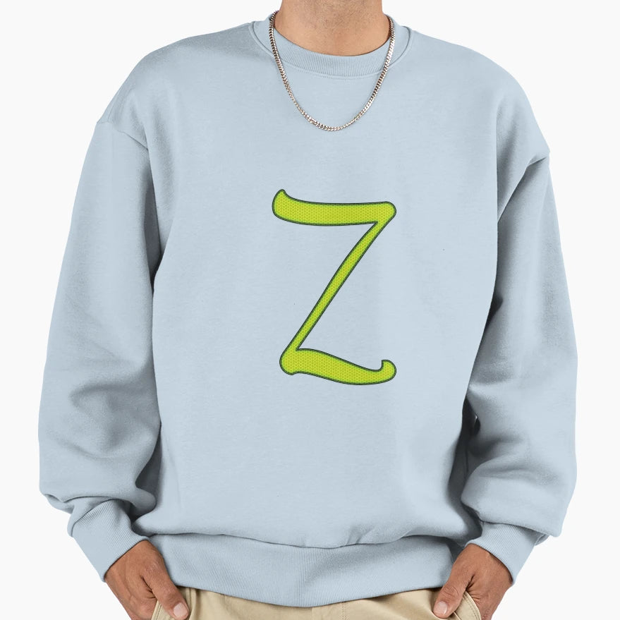 Letter Z Sweatshirt - Novelty Apparel Men Women - T-Shirt, Sweatshirt, Hoodie