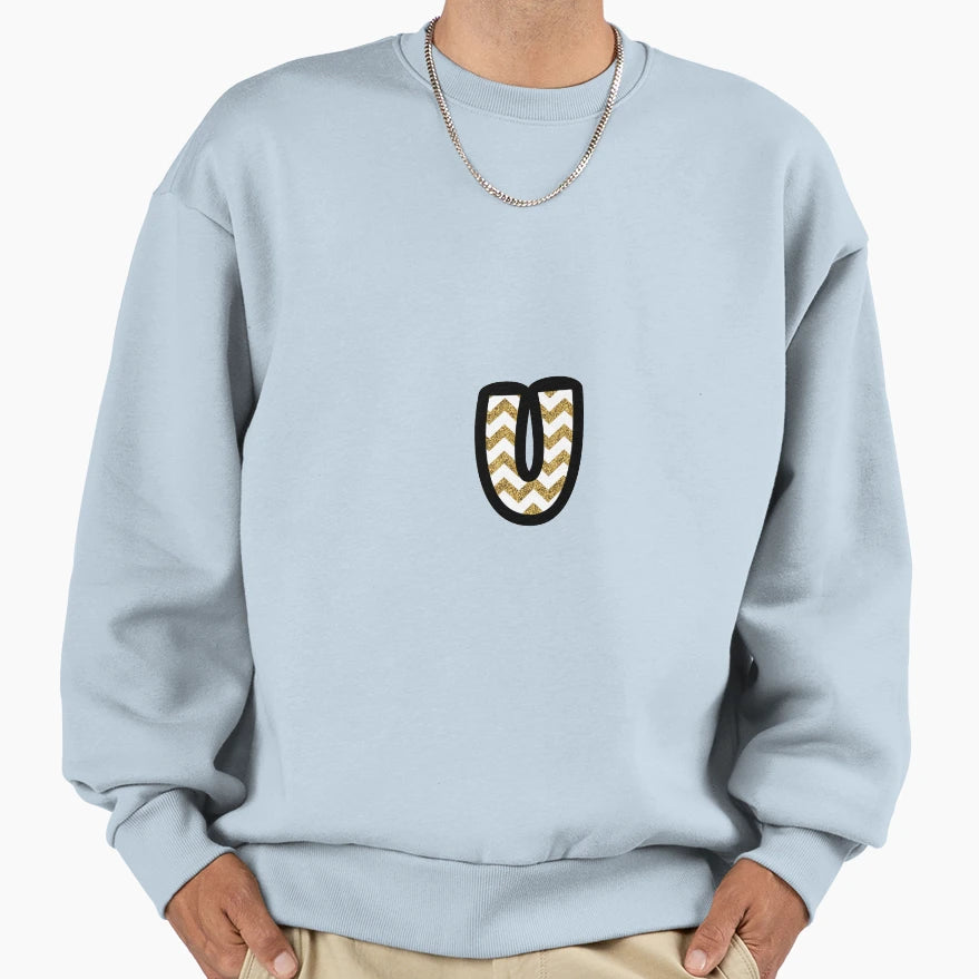 Glitter U Sweatshirt - Trendy Graphic Men Women - T-Shirt, Sweatshirt, Hoodie
