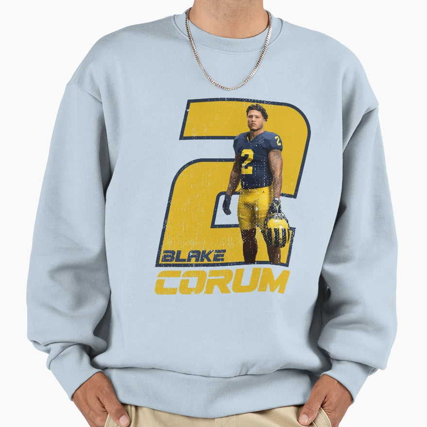 Blake Corum Sweatshirt - Graphic Print Unisex - T-Shirt, Sweatshirt, Hoodie