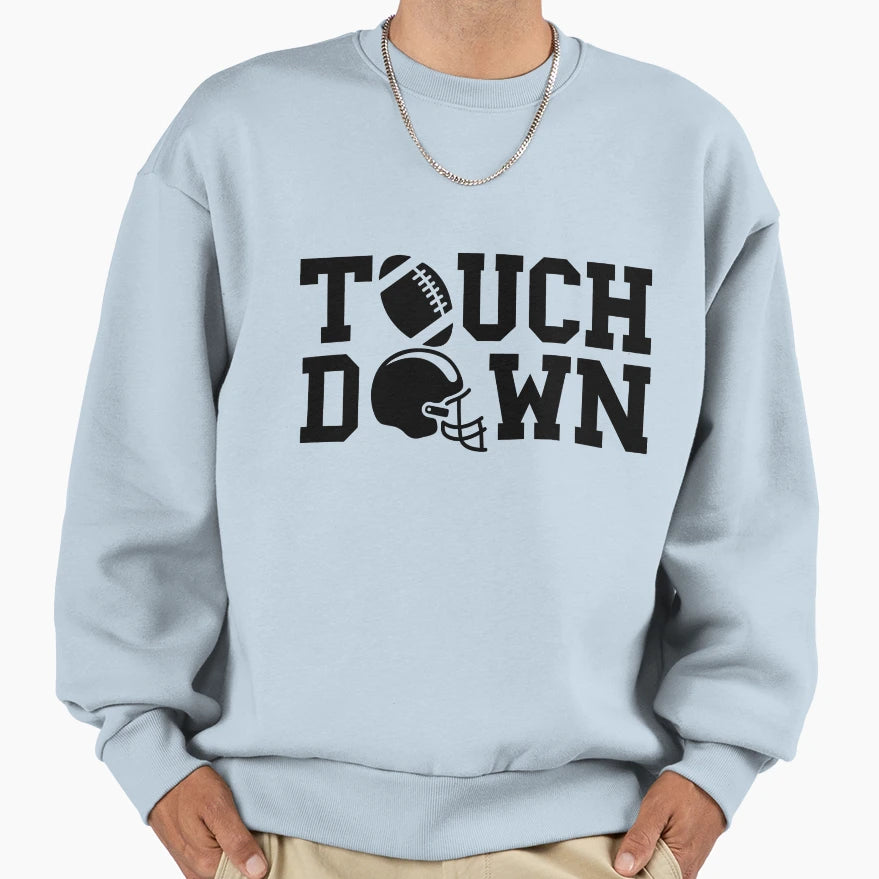 Touchdown Sweatshirt - Trendy Graphic for Adults - T-Shirt, Sweatshirt, Hoodie