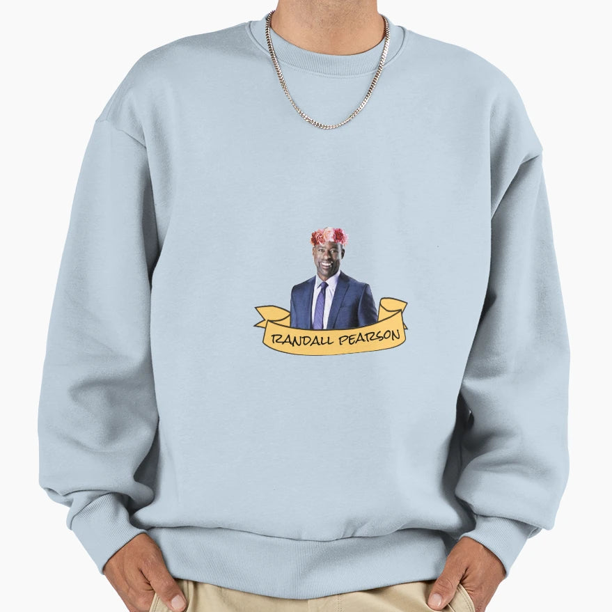 Randall Pearson Flower Crown Sweatshirt - Graphic Print for Adults - T-Shirt, Sweatshirt, Hoodie