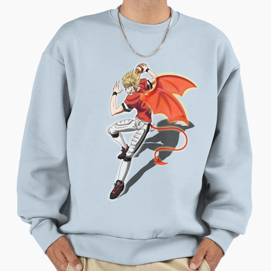 Bat Outta Hell Hiruma Yoichi Sweatshirt - Trendy Graphic for Adults - T-Shirt, Sweatshirt, Hoodie