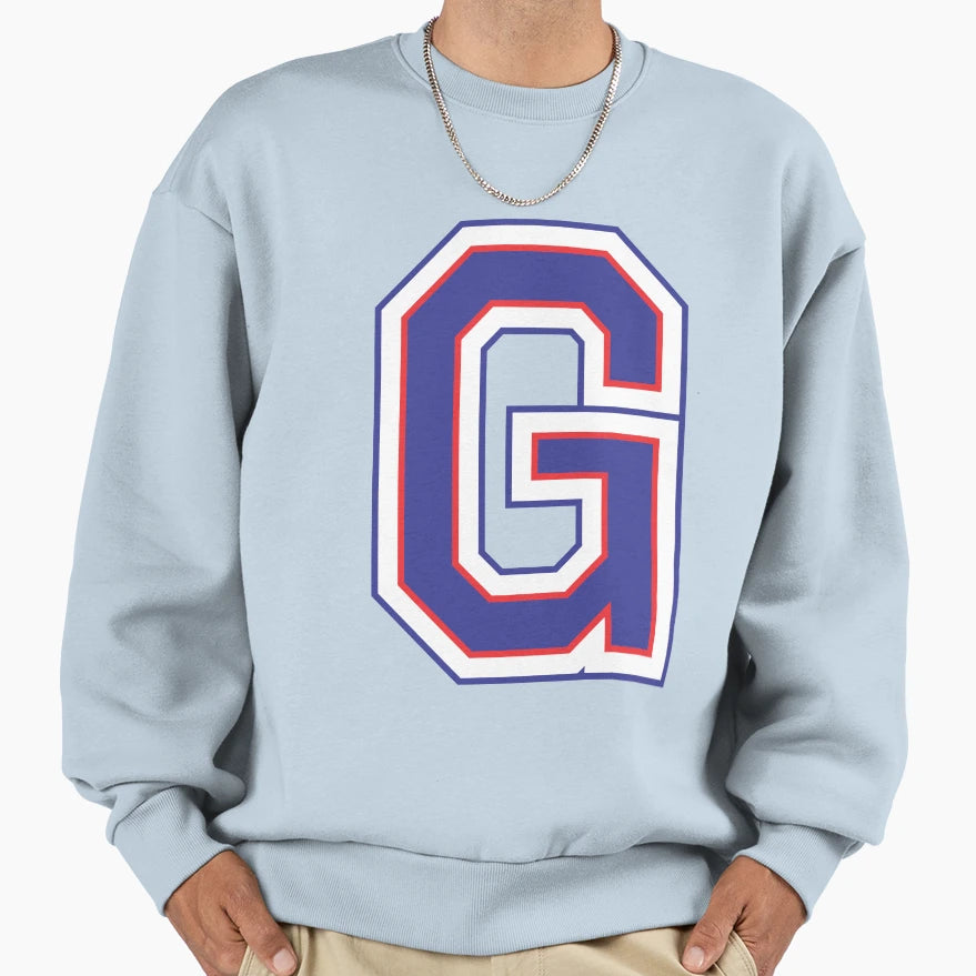 Alphabet G Sweatshirt - Unique Graphic Men Women - T-Shirt, Sweatshirt, Hoodie
