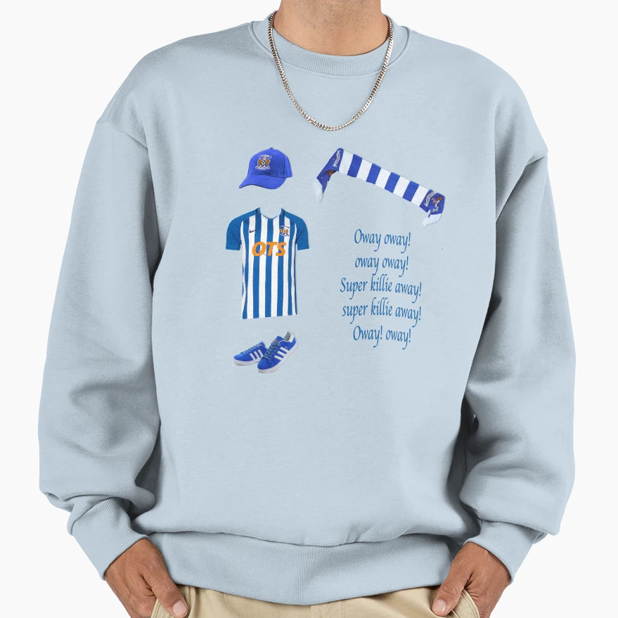 Kilmarnock Fc Sweatshirt - Aesthetic Graphic Men Women - T-Shirt, Sweatshirt, Hoodie