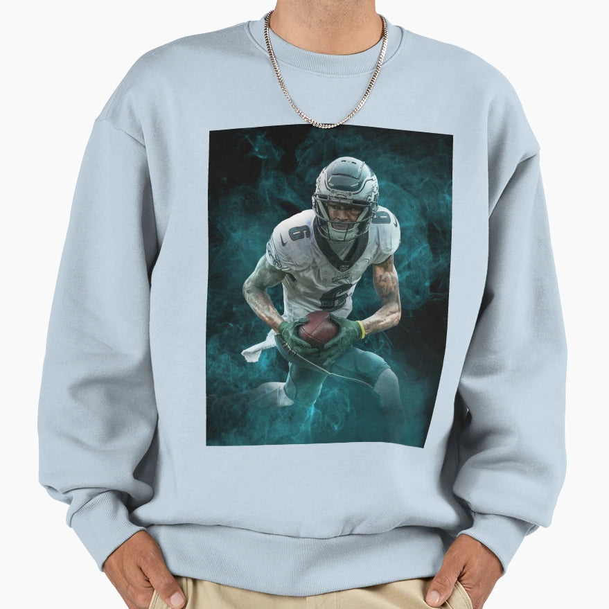 Devonta Smith Philadelphia Sports Art Sweatshirt - Minimalist Print Unisex - T-Shirt, Sweatshirt, Hoodie