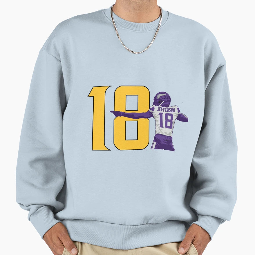 JJ 18 Sweatshirt - Casual Everyday Wear Men Women - T-Shirt, Sweatshirt, Hoodie