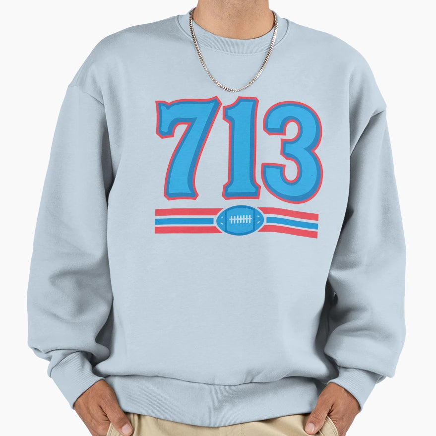 713 Football Sweatshirt - Fun Novelty Design Unisex - T-Shirt, Sweatshirt, Hoodie