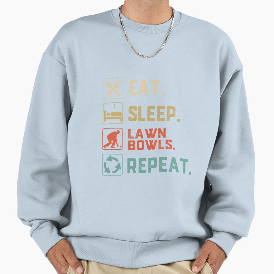 Lawn Bowls Funny Grandpa Gift Fathers Day Sweatshirt - Graphic Print Unisex - T-Shirt, Sweatshirt, Hoodie