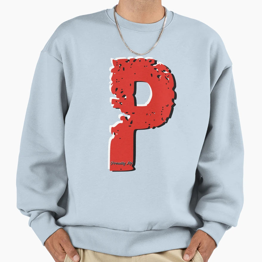 Initials P Sweatshirt - Novelty Apparel Men Women - T-Shirt, Sweatshirt, Hoodie