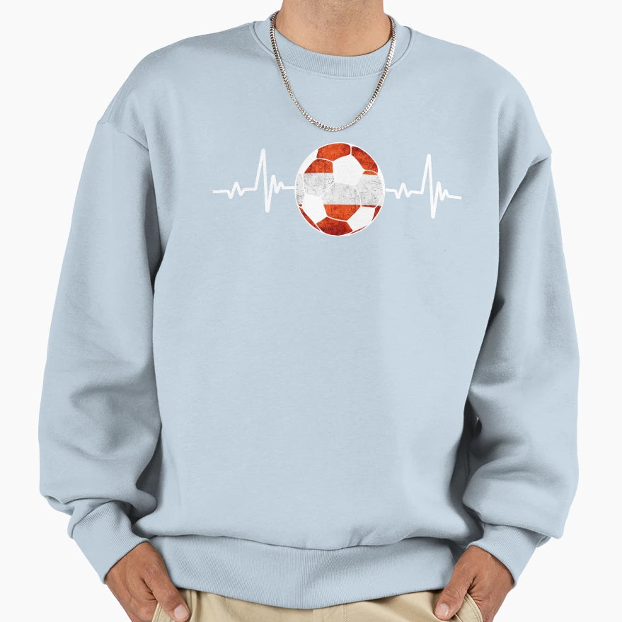 Football Austria Sweatshirt - Casual Everyday Wear Men Women - T-Shirt, Sweatshirt, Hoodie