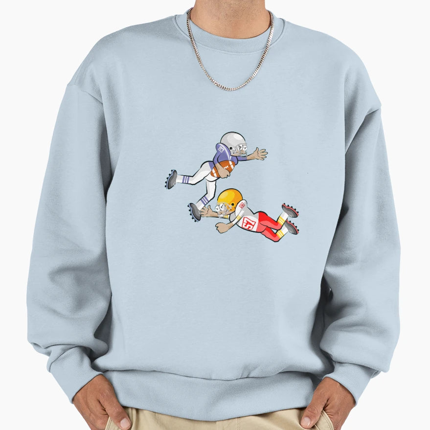 American Football Cartoon 16 41 Sweatshirt - Unique Graphic Unisex - T-Shirt, Sweatshirt, Hoodie