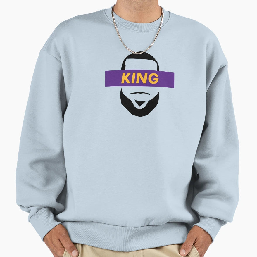 King La Sweatshirt - Minimalist Print Men Women - T-Shirt, Sweatshirt, Hoodie